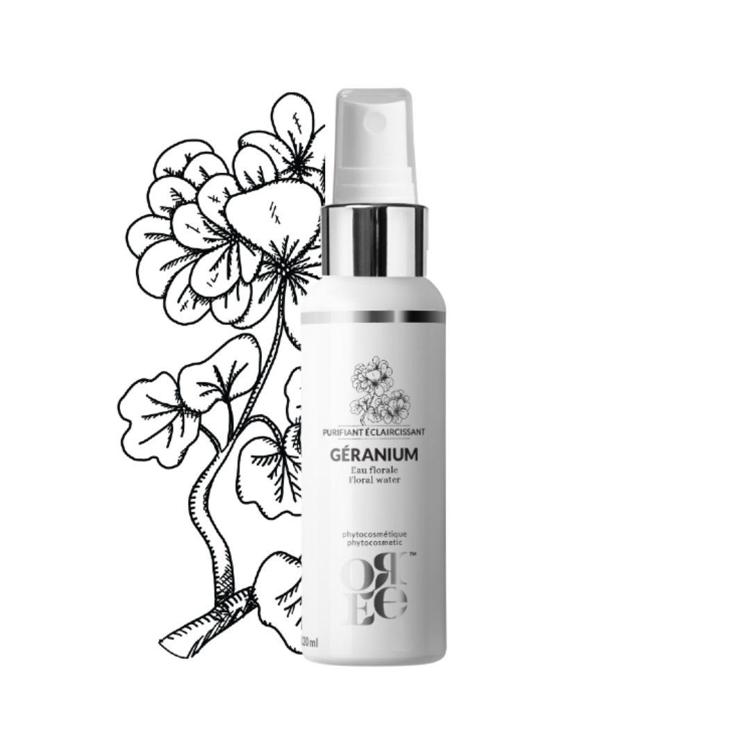 Eau florale de Géranium - Orée phytocosmétique