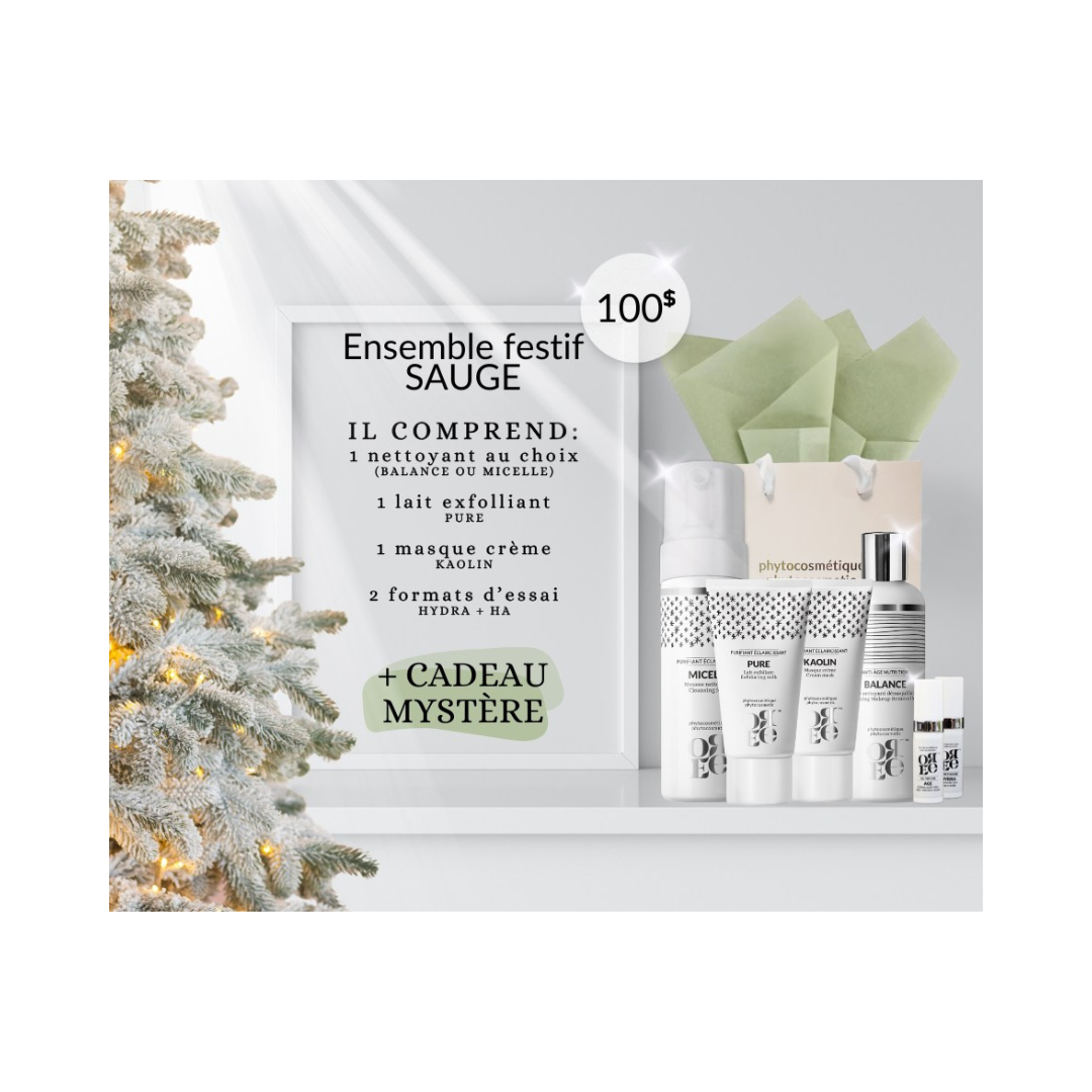 Ensemble festif SAUGE - Orée phytocosmétique