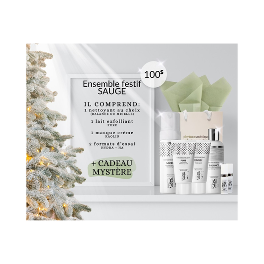 Ensemble festif SAUGE - Orée phytocosmétique
