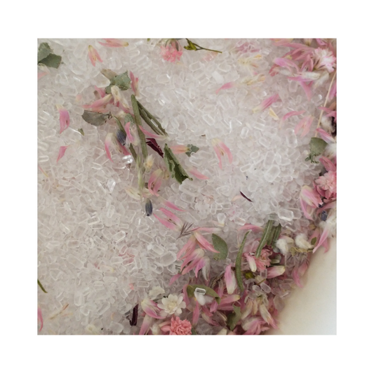 Sel de bain floral - Créations intuitives
